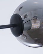 Staggered Glass 6 Light Chandelier