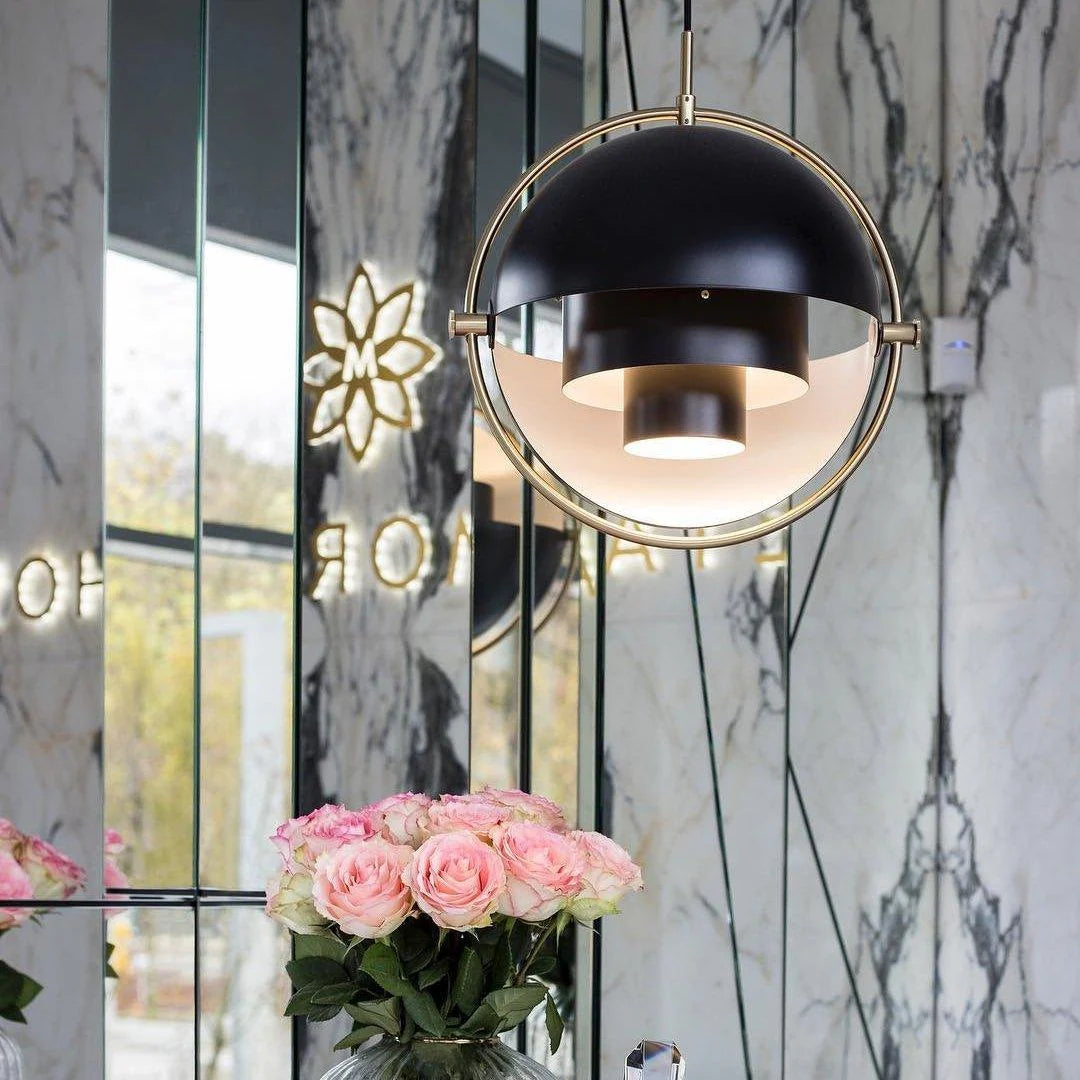Deformed Ball Swag Pendant Light