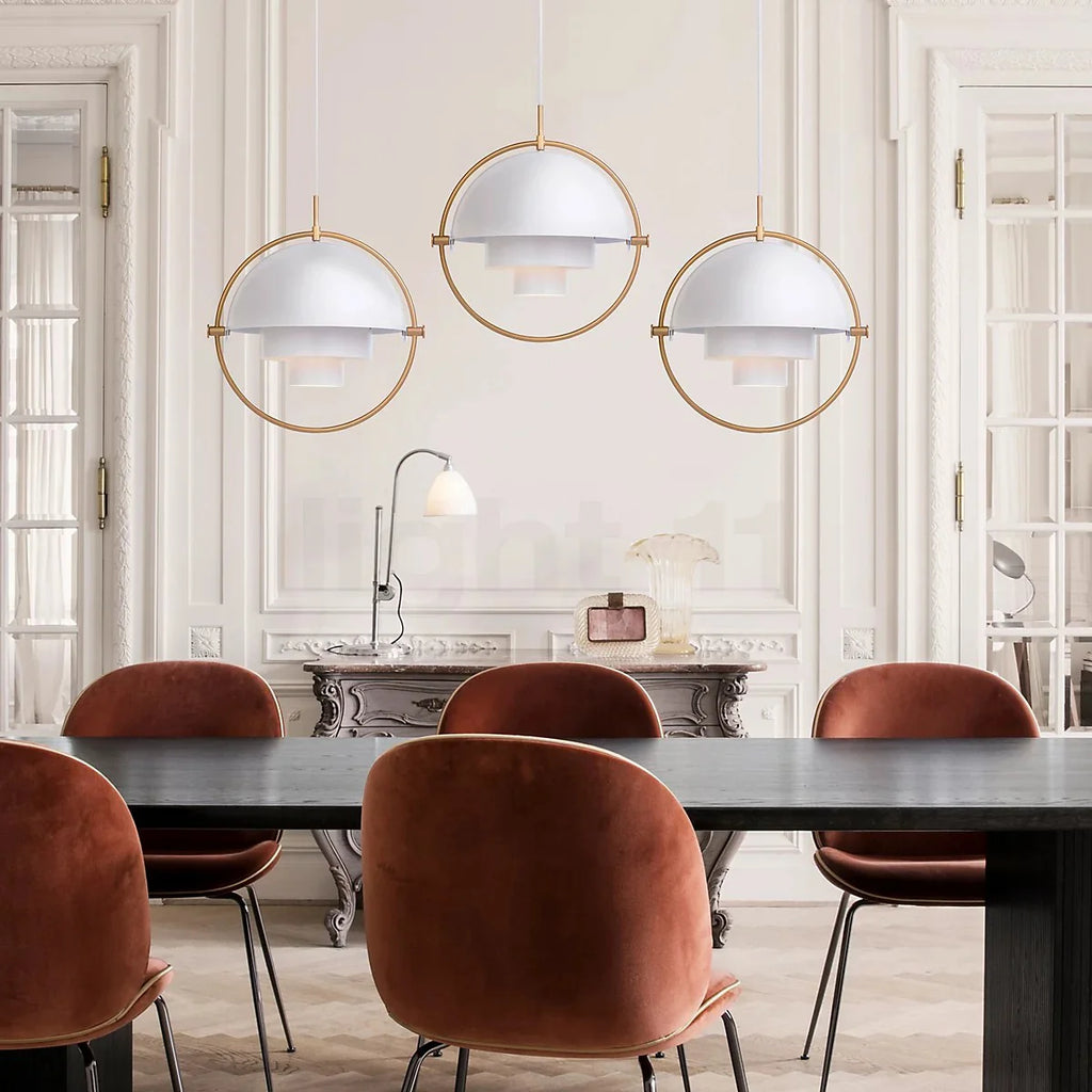 Deformed Ball Swag Pendant Light