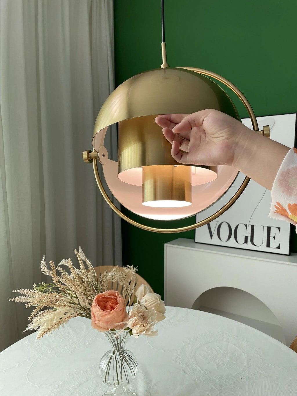 Deformed Ball Swag Pendant Light