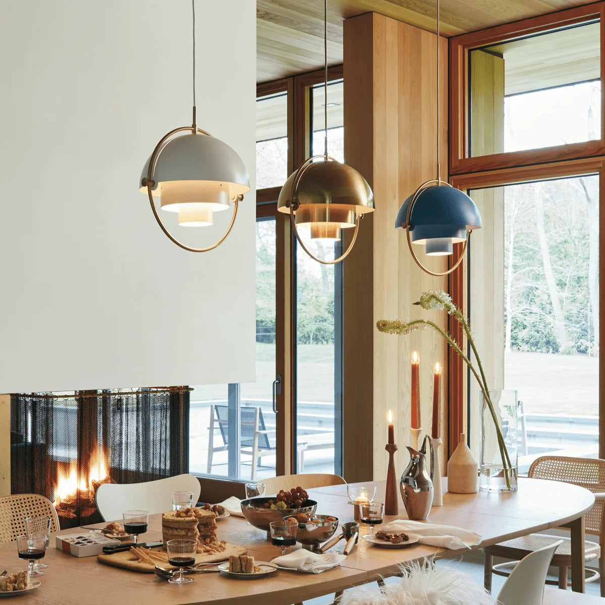 Deformed Ball Swag Pendant Light