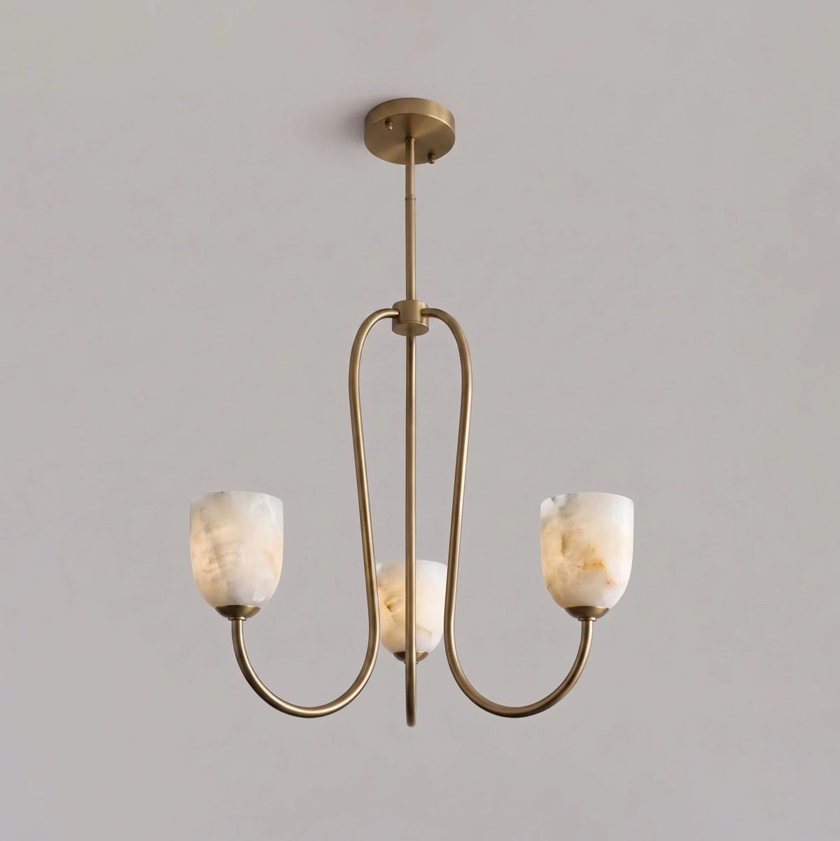 Trillium Alabaster Chandelier
