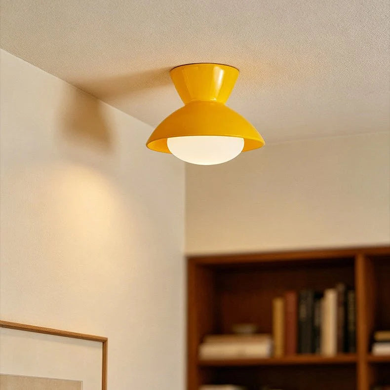 Gourd Resin Flush Mount Light