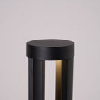 Black Cylindrical Garden Outdoor Light