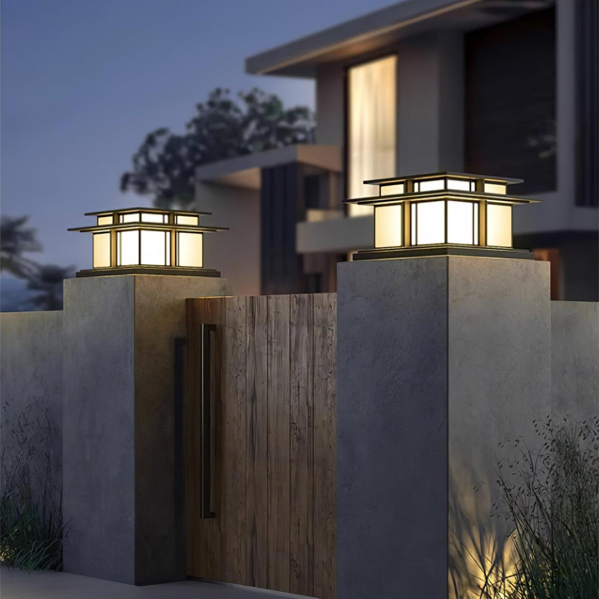 Boilyn Pillar Solar Outdoor Light