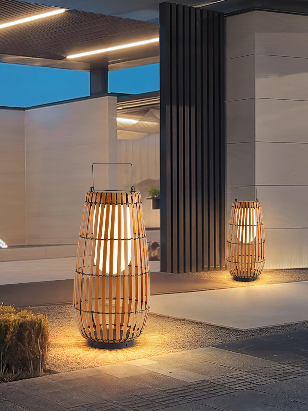 Tropic Braid Lantern Outdoor Lamp