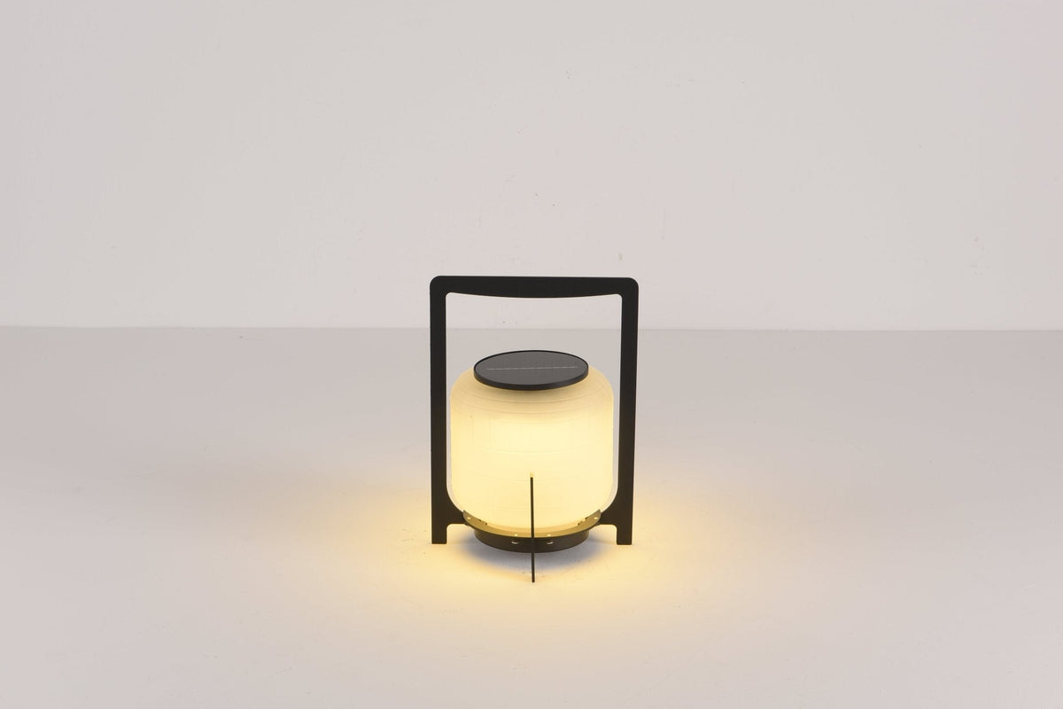 Twilight Lantern Solar Outdoor Table Lamp