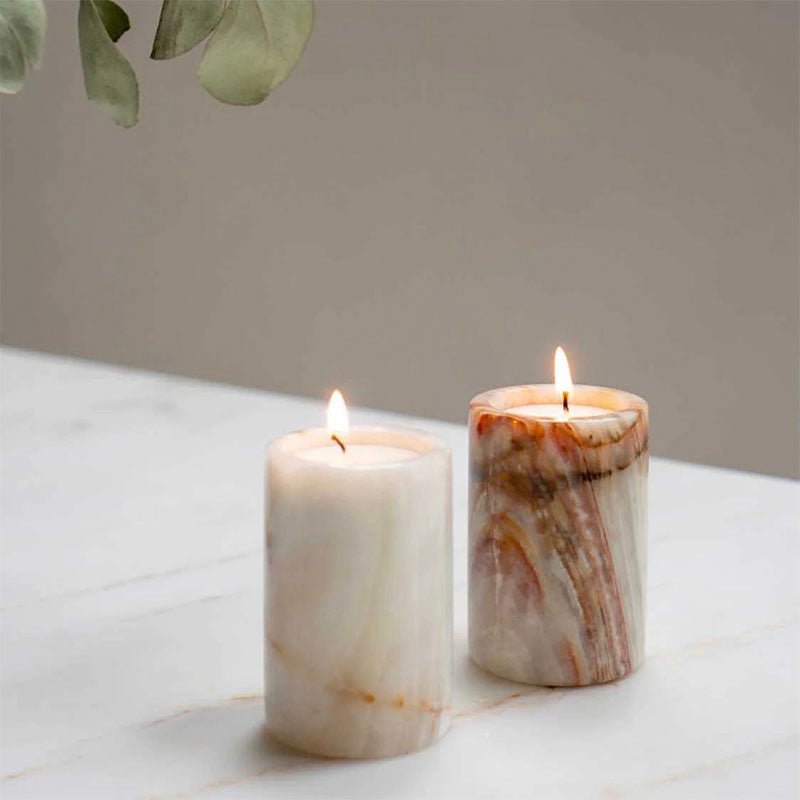 Jade Candle Holder
