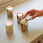 Jade Candle Holder
