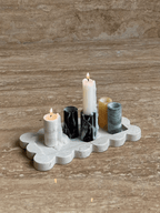 Jade Candle Holder