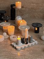 Jade Candle Holder