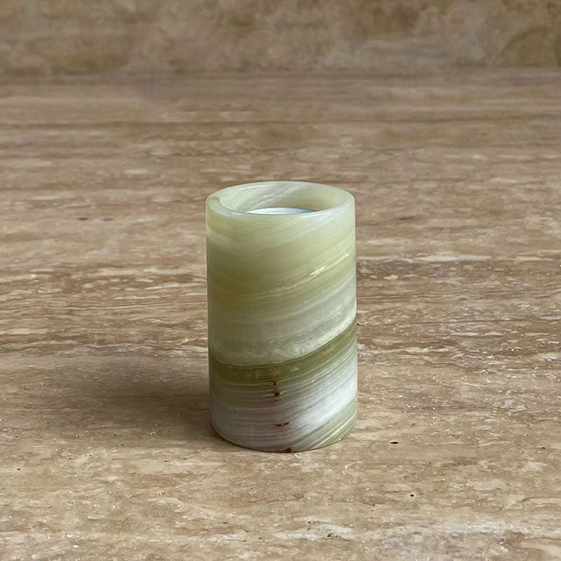 Jade Candle Holder