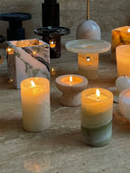 Jade Candle Holder