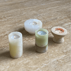 Jade Candle Holder