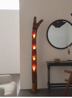 Wooden Branch Candle Tower