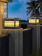 Window Grille Outdoor Post Light