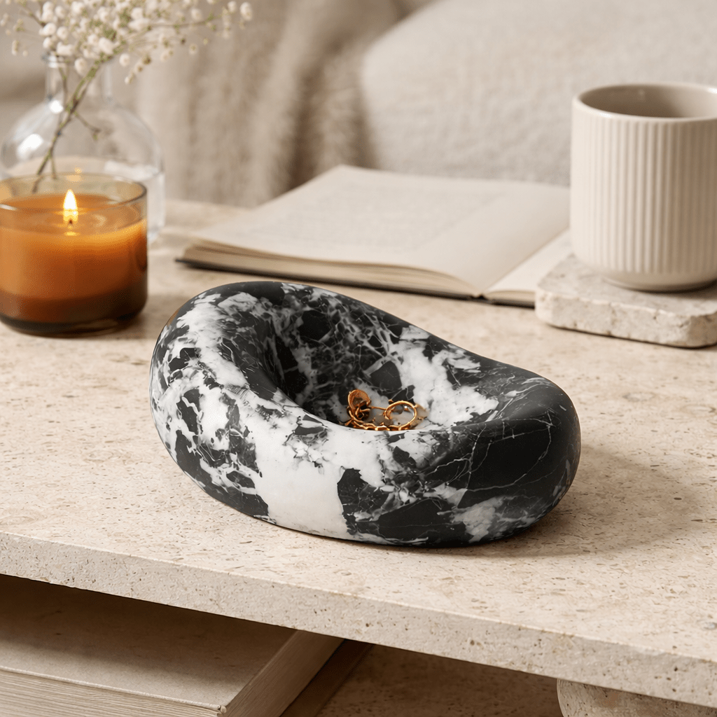 Drift Bowl Marble Tray