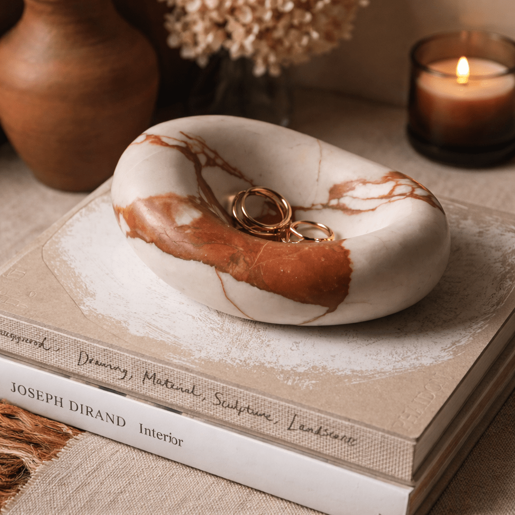 Drift Bowl Marble Tray