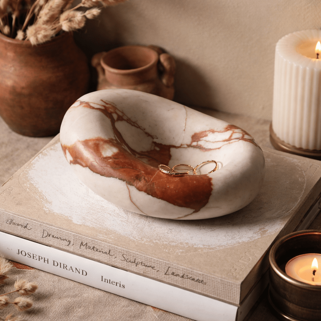 Drift Bowl Marble Tray