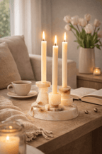 Lithia Tier Marble Candle Holder