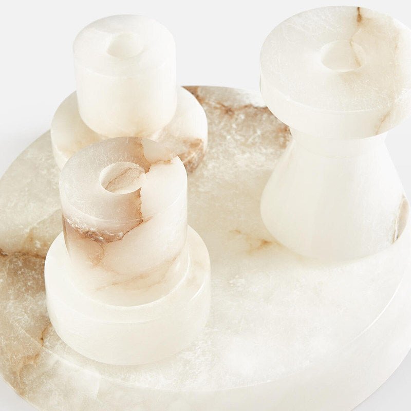 Lithia Tier Marble Candle Holder