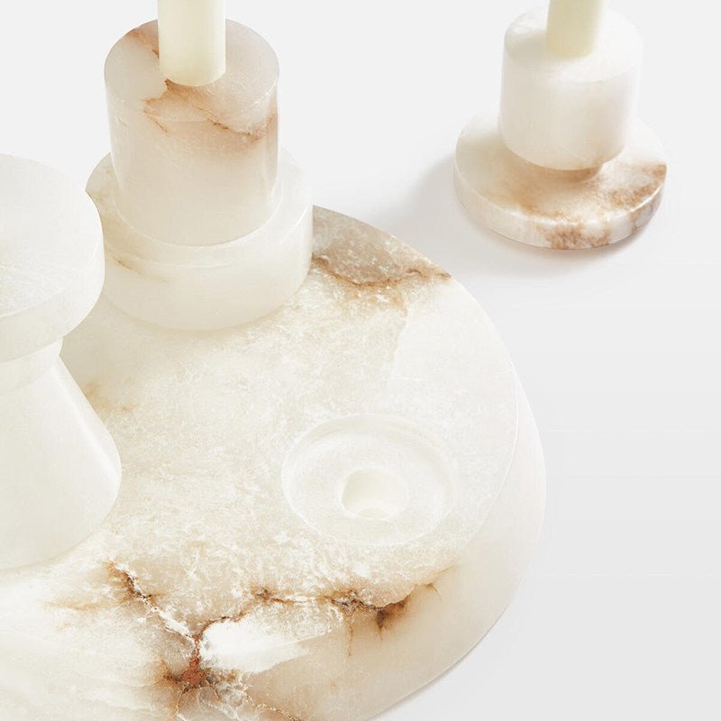 Lithia Tier Marble Candle Holder