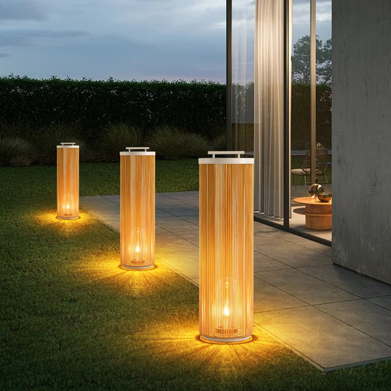 Linden Column Solar Outdoor Lamp