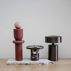 Arc Pillar Marble Candle Holder