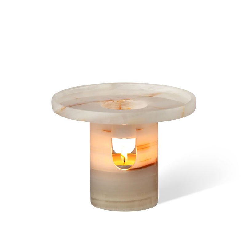 Arc Pillar Marble Candle Holder