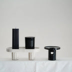 Arc Pillar Marble Candle Holder