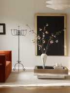 Wrought Iron Floor Candelabra