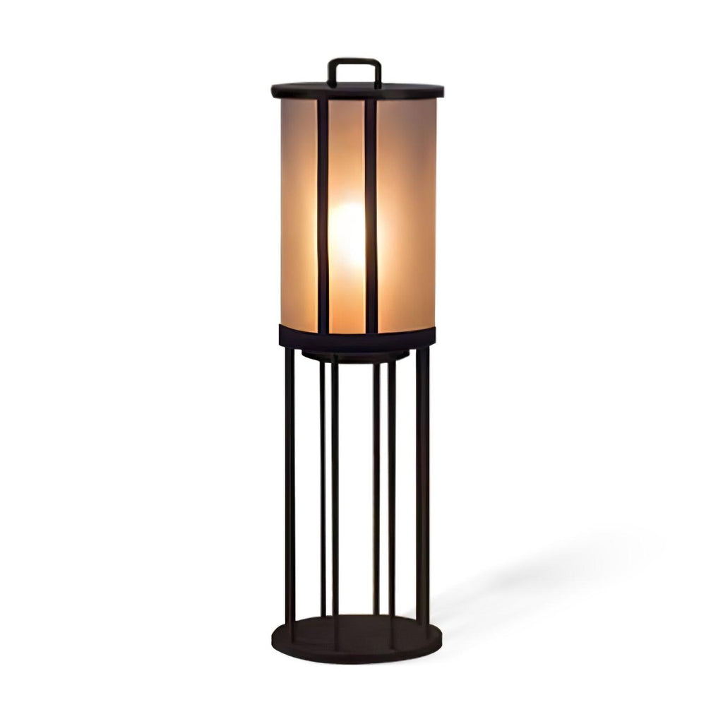 Round Pillar Acrylic Lantern Outdoor Lamp