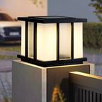 Modern Cube Solar Outdoor Light