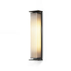 Rectangular Box Solar Outdoor Wall Lamp