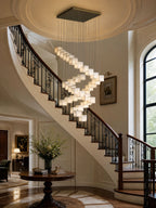 Alabaster Box Pendant Light