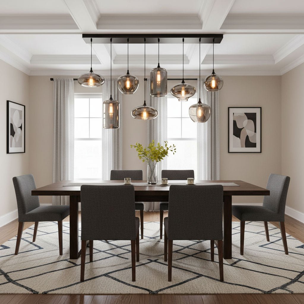 Bottle Glass Pendant Light