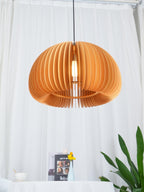 Wooden Pumpkin Swag Lights