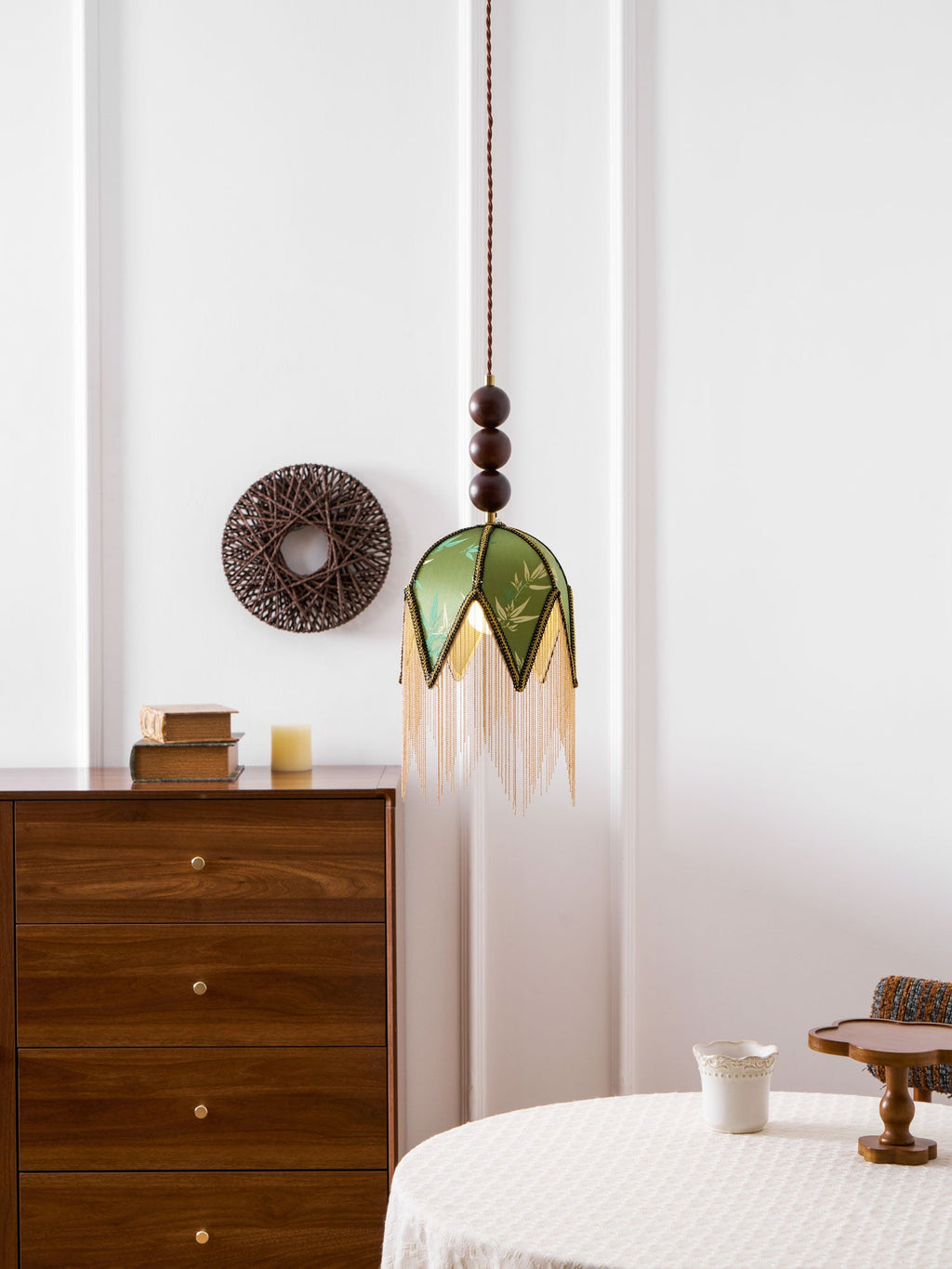 Bette Fringed Pendant Lamp