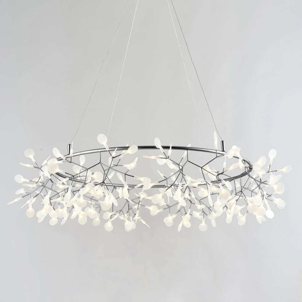 Black Big O Firefly LED Chandelier