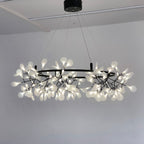 Black Big O Firefly LED Chandelier