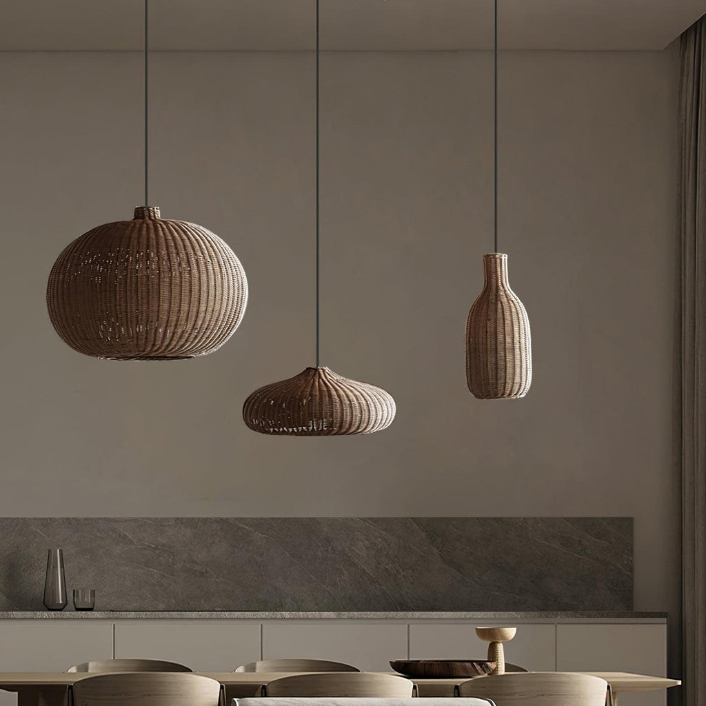 Vintage Rattan Pendant Lamp
