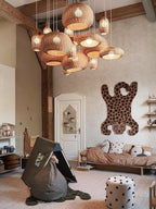 Vintage Rattan Pendant Lamp