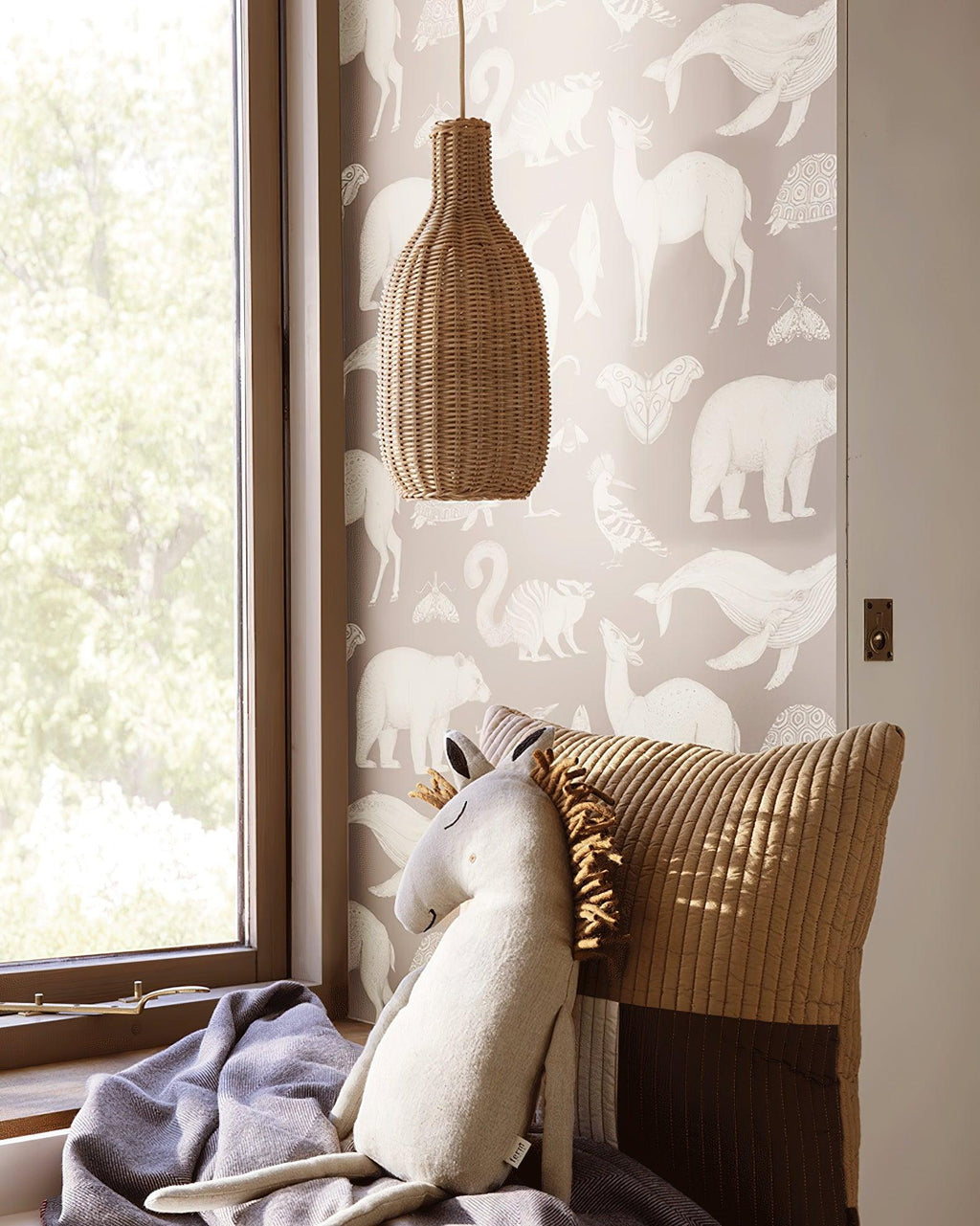 Vintage Rattan Pendant Lamp