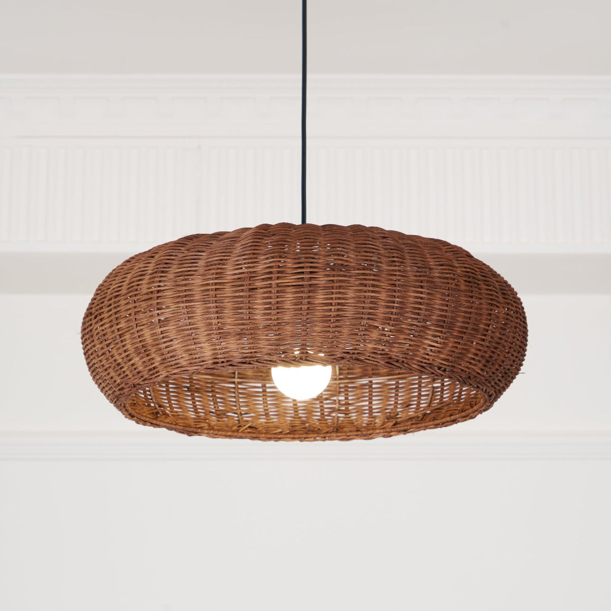 Vintage Rattan Pendant Lamp