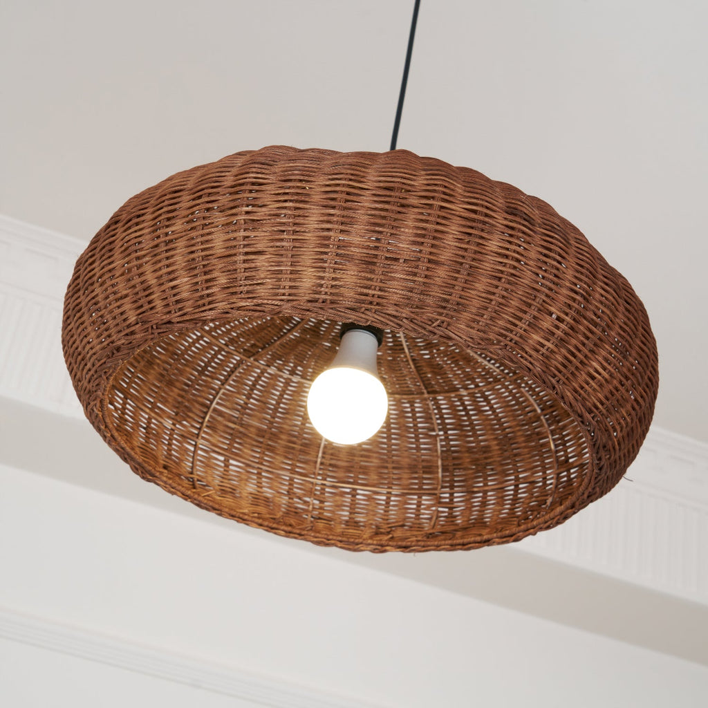 Vintage Rattan Pendant Lamp