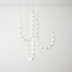 Glass Pearl Necklace Chandelier