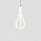 Glass Pearl Necklace Chandelier