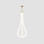 Glass Pearl Necklace Chandelier