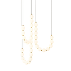 Glass Pearl Necklace Chandelier
