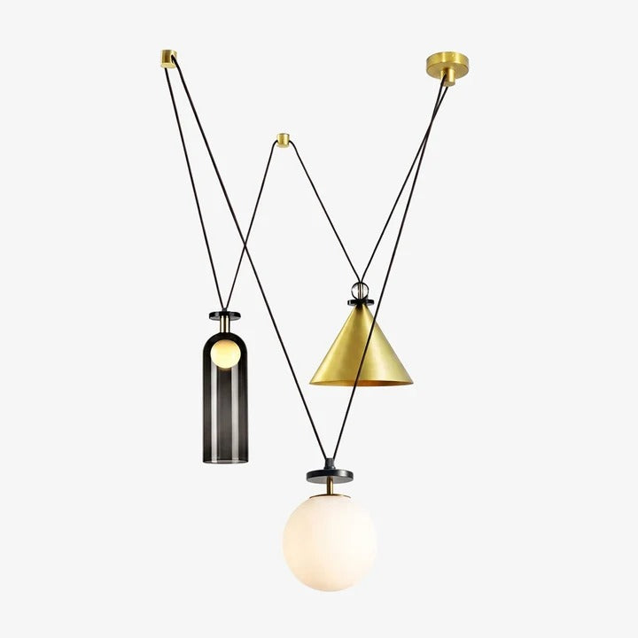 Geometric Shape Art Modern Chandelier